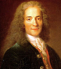 Вольтер (1694 – 1778 настоящее имя – Мари Франсуа Аруэ, французский писатель, философ, историк)
